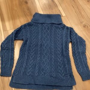 Cozy, turtleneck cable knit